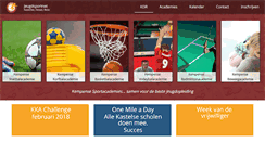 Desktop Screenshot of jeugdsportnetkdr.be
